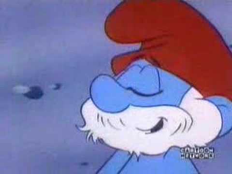 Butt lick papa smurf