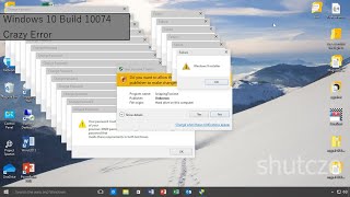 Windows 10 Build 10074 Crazy Error | 100 Subscriber Special | 720p60