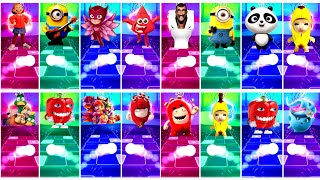 Oddbods Bubbles All Video Megamix Baby Shark Friends Cocomelon Bluey Bingo Who Will Win ?