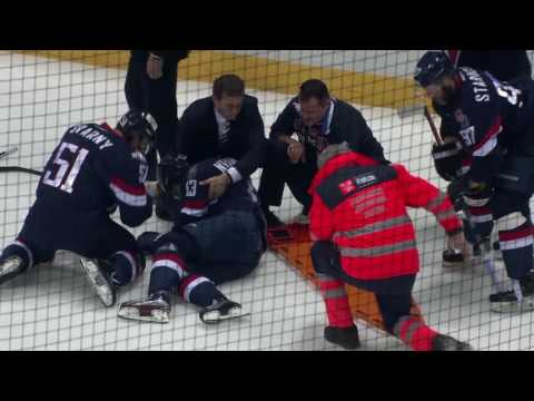 Nedorost gets seriously injured after Golyshev hit Nedorost gets seriously injured after Golyshev hit