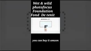 Wet & Wild Photofocus Foundation Review