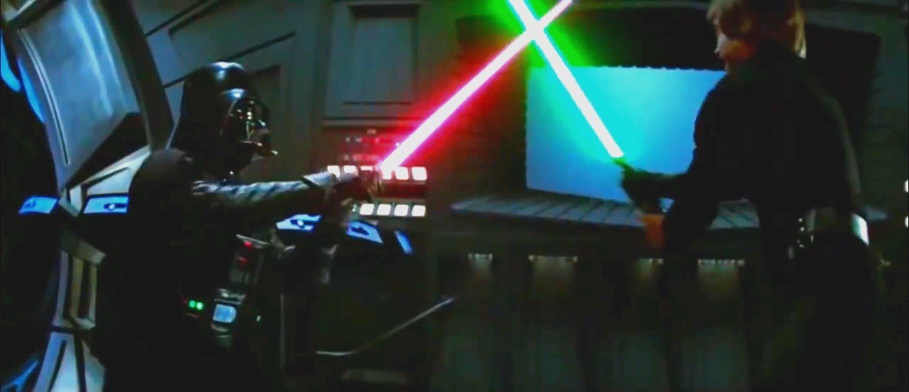 Star Wars: Luke Skywalker vs Darth Vader vs Darth Sidious - YouTube