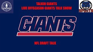 New York Giants Live Talk Show | Talkin Giants w/ Baddog Sports | NFL Draft Talk