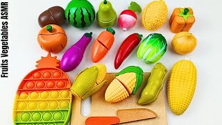 Mixing Fruits And Vegetables, Cutting Corn Satisfying Video Squishy Asmr