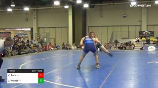 144 Lbs Final Kayley Rada Team Michigan Vs Lydia Krauss Team Michigan