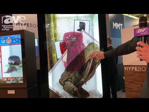 ISE 2019: MMT Demos the HYPEBOX 49″ Stele Semi-Transparent Interactive Touch Display for Retail