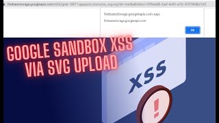 Xss Vulnerability In Google Sandbox Domain Via Svg File Upload Google Xss - Cross Site Script Bug.