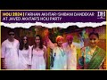 Holi 2024 | Farhan Akhtar-Shibani Dandekar, Divya Dutta At Javed Akhtar's Holi Party