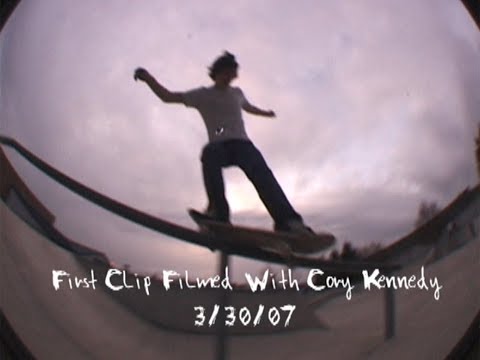 Cory Kennedy First Ever Clip Filmed