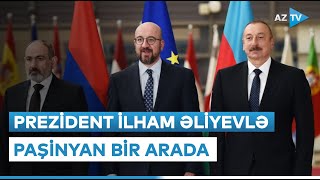 Prezident İlham Əliyevlə Paşinyan Bir Arada - Eksklüzi̇v Görüntülər