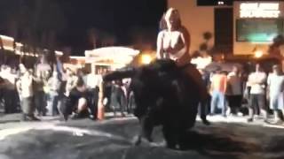 Laughlin River Run Bikini Bull-Riding Champ