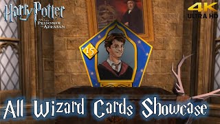 Harry Potter And The Prisoner Of Azkaban Pc All Wizard Cards And Descriptions Walkthrough 4K