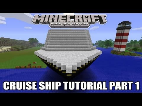 OLD ) Biggest Minecraft Cruise Ship Xbox 360 Edition | How To Make