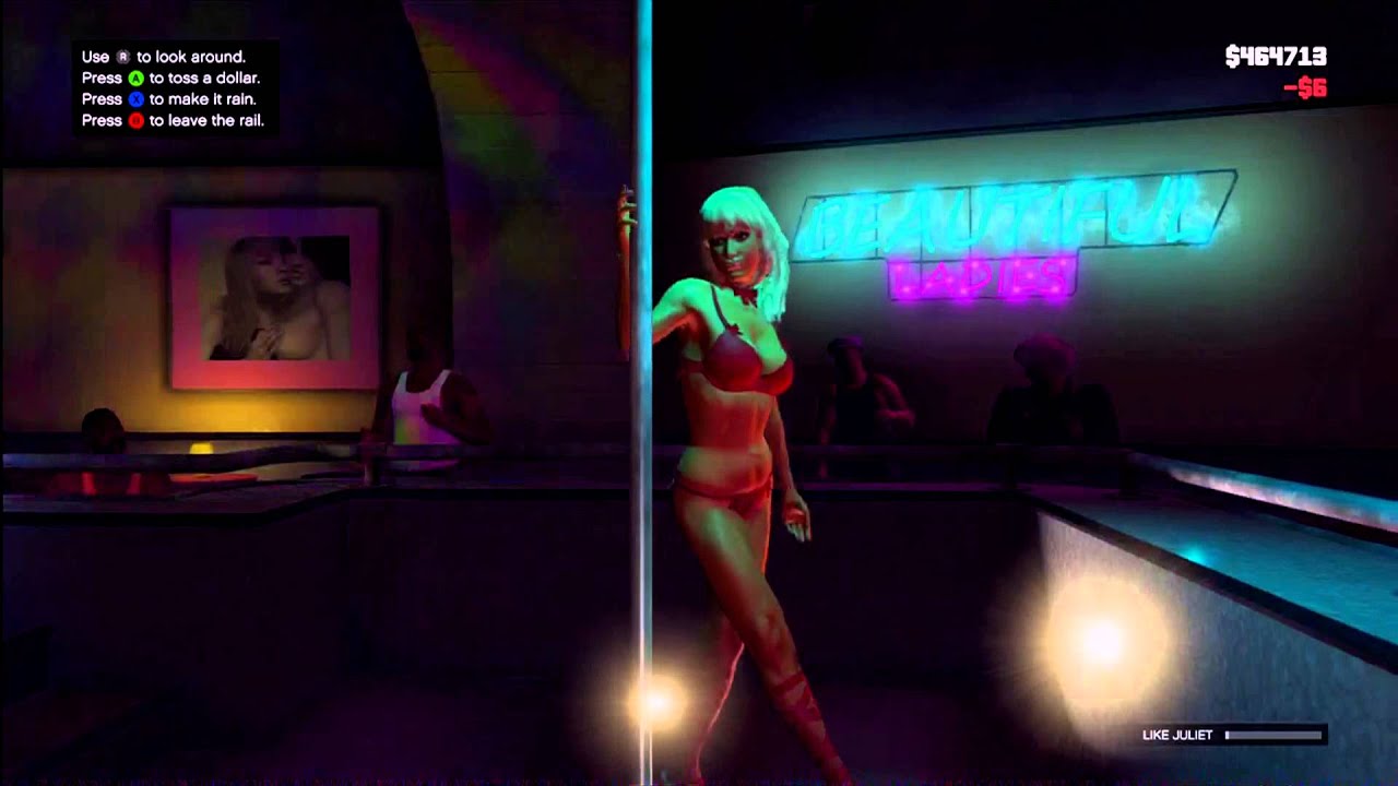 Hidden strip club