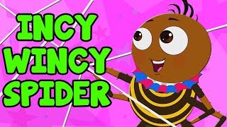 Incy Wincy araña | araña canciones | canciones infantiles | Itsy Bitsy Spider