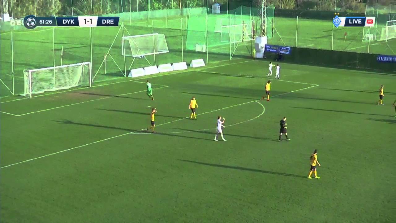 Динамо Киев - Динамо Дрезден 2:2 видео