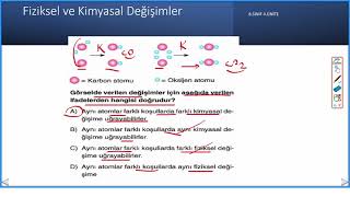 8. Sınıf Fiziksel Ve Kimyasal Değişimler