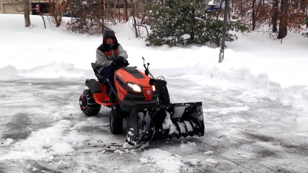 Husqvarna 42-in 2-Stage Snowblower Attachment - The Ultimate Snow