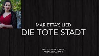 Marietta’s Lied