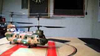 Xheli Syma S34 Ch-47 Chinook Added Lights.
