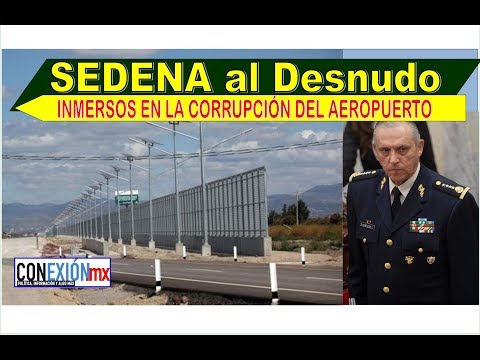 Destapan la corrupción de la SEDENA en la barda del AUEROPUERTO