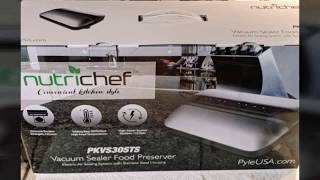 Nutrichef PKVS30STS by Pyle (Food Vacuum Sealer) Review