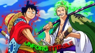 [4K]  Luffy & Zoro「AMV/Edit」(Unforgettable)