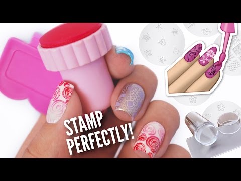 Stamp Your Nails Perfectly!  | DIY, Hacks, Tips & Tricks For Nail Art Stamping! - YouTube