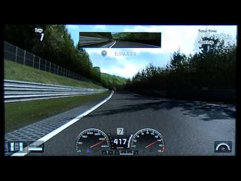 Gran Turismo 5 GT5 Nurburgring 349376 lap onboard Red Bull X1 X2010 