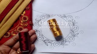 Hand Embroidery Neck Design For Kurtineck Embroidery Designs