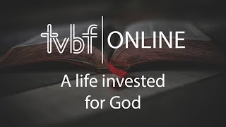 3rd May 2020 - A Life Invested for God