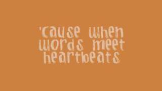 Watch Parachute Words Meet Heartbeats video