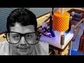 Ultimaker 3D Printer Upgrading Itself with a New Bowden Clamp - colorFabb material XT, PLA/PHA