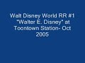 Walt Disney World RR "Walter E. Disney" at Toontown Station