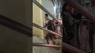 Arrives For Movie Screening In Mumbai