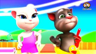 Talking Tom funny cartoon ! car racing and jokes