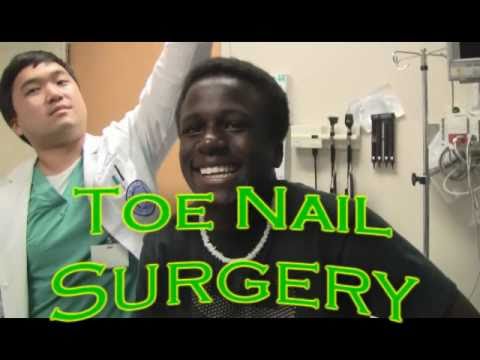 This fun video demonstrates the removal of an infected toe nail