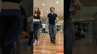 Tiger Shroff And Zara Khan Dance Practice