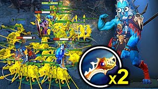 WTF 2x DIVINE RAPIER PHANTOM LANCER One Man Army PATCH 7.17 DOTA 2 GAMEPLAY
