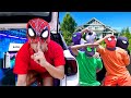 Spider-Man Built SECRET Gaming Room in CAR ... Nobody Can Find Out !!!