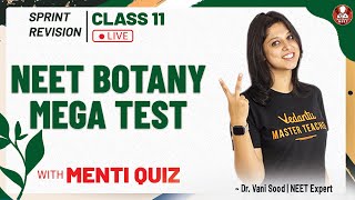 Neet Botany Mega Test Neet 2021 Neet 2022 Vedantu Neet Biology Lectures Neet Preparation
