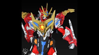 King Gridman For 3D Printing By Krez3D Turntable