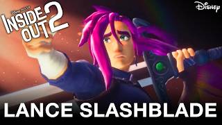 Lance Slashblade Scene In Inside Out 2 Disney & Pixar Movie