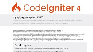 Select List Is Not In Group By Clause And Contains Nonaggregated Column. Sqlmodeonlyfullgroupby