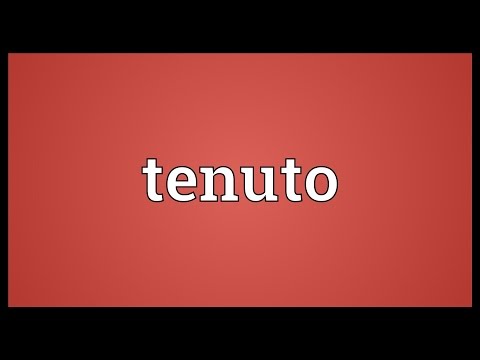 Header of tenuto