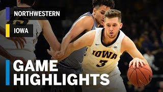 Highlights: Northwestern at Iowa | Big Ten Basketball
