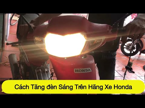 Cách tăng đèn sáng trên hãng xe honda Phần 2😍