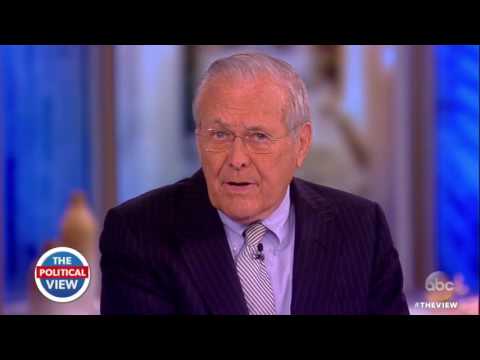 Donald Rumsfeld On Pres. Trump, Honoring Veterans & More