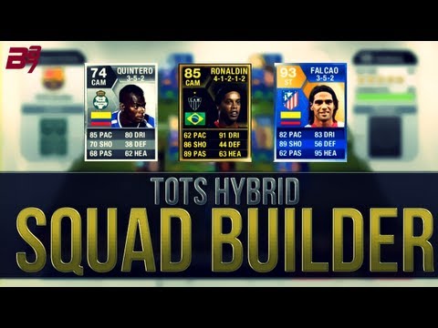 Can we get 1000 LIKES for this video? :D Hope you enjoy it ;D UT Coins- https://www.facebook.com/fifacoinsonline. Drop a sub on my SECOND... TOTS FALCAO HYBRID SQUAD BUILDER! | FIFA 13 Ultimate Team