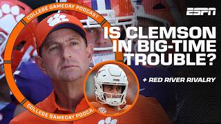 Is Clemson Football In Trouble Now? Red River Rivalry Favorite College Gameday Podcast